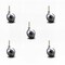 Service Caster 2 Inch Bright Chrome Metal Ball Caster - 3/8 Inch Threaded Stem - SCC, 5PK SCC-TS01S20-DCS-BC-3816112-5 - alternate 1